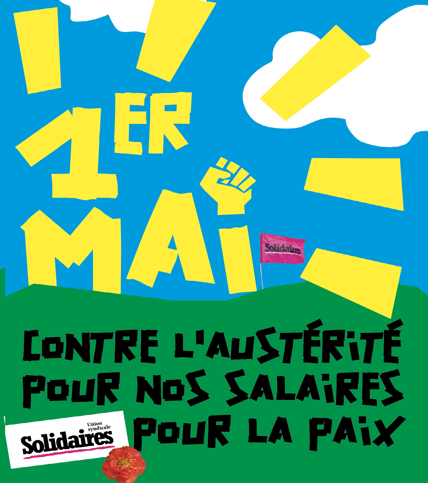 SUD Collectivités Territoriales de la Haute-Garonne : 1er mai, mobilisé-es contre l'austérité, pour nos salaires, pour la paix !