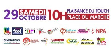 SUD Collectivités Territoriales de la Haute-Garonne : Mobilisation - Eric Zemour annule son 1er meeting à Plaisance du Touch