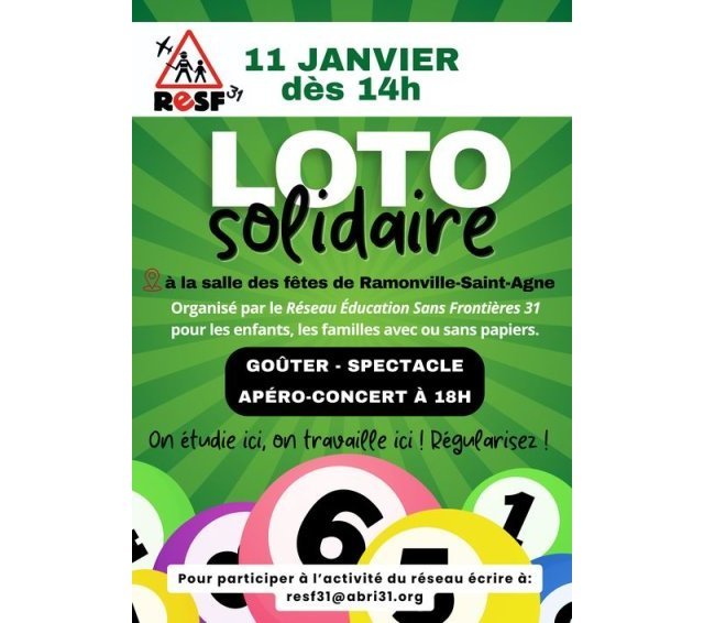 SUD Collectivités Territoriales de la Haute-Garonne : Loto RESF