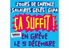 SUD Collectivités Territoriales de la Haute-Garonne : 5 décembre 2024 : Journée de grève et manifestations