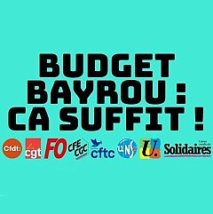 SUD Collectivités Territoriales de la Haute-Garonne : Pétition : Budget Bayrou : ça suffit !