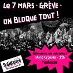 SUD Collectivités Territoriales de la Haute-Garonne : A partir des 7 et 8 mars, mettons les services publics à l'arrêt !