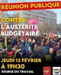 SUD Collectivités Territoriales de la Haute-Garonne : Réunion publique - lutte contre l'austérité budgétaire Toulouse - CD31