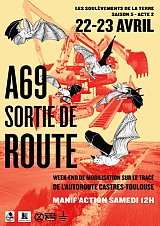 SUD Collectivités Territoriales de la Haute-Garonne : 22-23 avril rassemblement contre l'A69