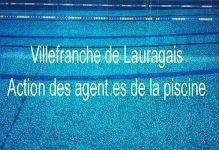 SUD Collectivités Territoriales de la Haute-Garonne : Villefranche de Lauragais - Agent.es de la piscine en grève