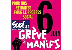 SUD Collectivités Territoriales de la Haute-Garonne : le combat contre la réforme des retraites continue !